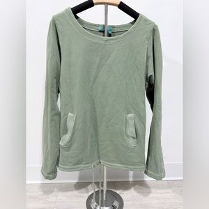 Fresh Produce Teal Knit Fabric